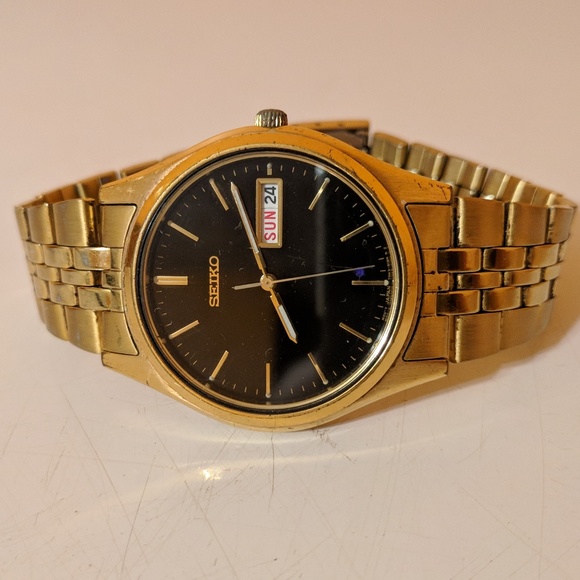 Seiko Other - Seiko Men Watch Gold Stainless Steel Band